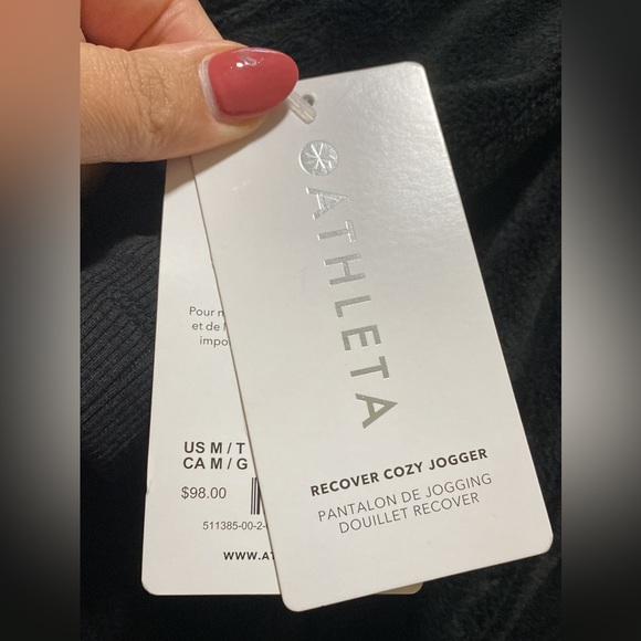 Athleta Cozy Karma Recover Jogger // Black #511385 - Picture 14 of 16